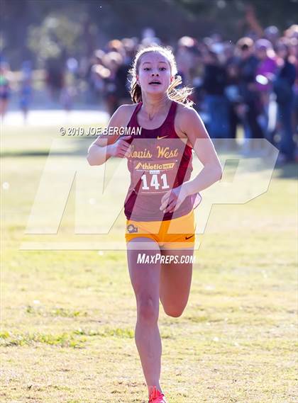 Thumbnail 3 in CIF Central Section Cross Country Championships (Girls D1 Race) photogallery.