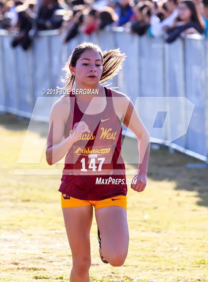 Thumbnail 3 in CIF Central Section Cross Country Championships (Girls D1 Race) photogallery.
