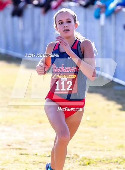 Thumbnail 1 in CIF Central Section Cross Country Championships (Girls D1 Race) photogallery.