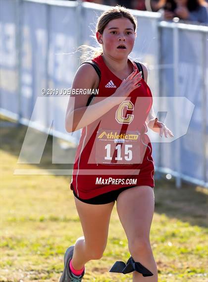 Thumbnail 3 in CIF Central Section Cross Country Championships (Girls D1 Race) photogallery.