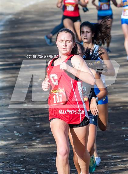 Thumbnail 1 in CIF Central Section Cross Country Championships (Girls D1 Race) photogallery.