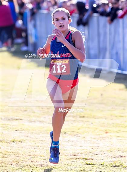 Thumbnail 2 in CIF Central Section Cross Country Championships (Girls D1 Race) photogallery.