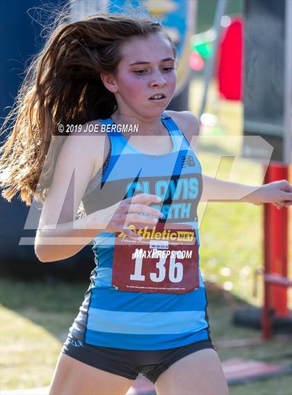 Thumbnail 2 in CIF Central Section Cross Country Championships (Girls D1 Race) photogallery.
