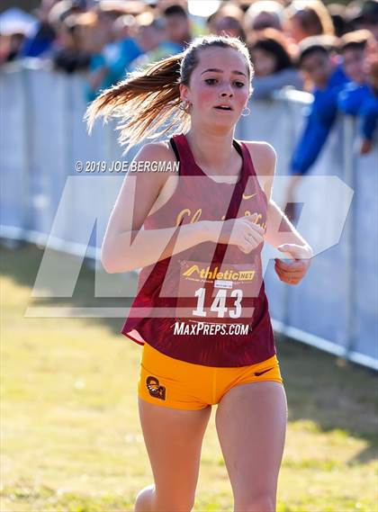 Thumbnail 3 in CIF Central Section Cross Country Championships (Girls D1 Race) photogallery.