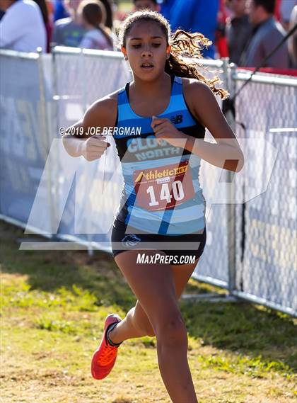 Thumbnail 1 in CIF Central Section Cross Country Championships (Girls D1 Race) photogallery.