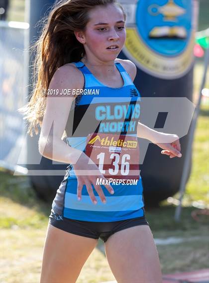 Thumbnail 1 in CIF Central Section Cross Country Championships (Girls D1 Race) photogallery.