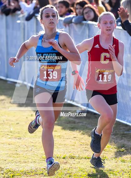 Thumbnail 3 in CIF Central Section Cross Country Championships (Girls D1 Race) photogallery.