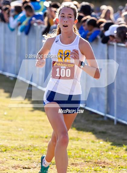 Thumbnail 2 in CIF Central Section Cross Country Championships (Girls D1 Race) photogallery.