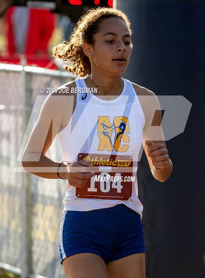 Thumbnail 3 in CIF Central Section Cross Country Championships (Girls D1 Race) photogallery.