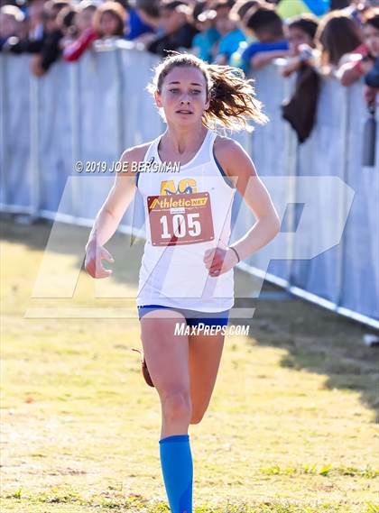 Thumbnail 3 in CIF Central Section Cross Country Championships (Girls D1 Race) photogallery.