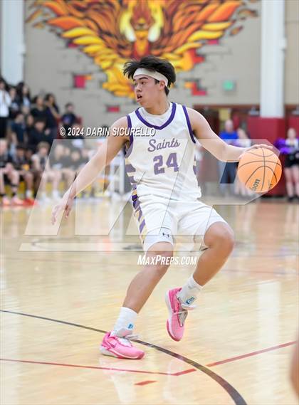 Thumbnail 3 in Millennium vs Notre Dame Prep (AIA Open State Semifinal) photogallery.