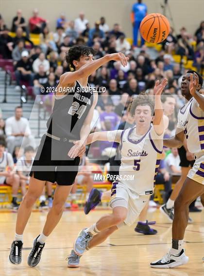 Thumbnail 1 in Millennium vs Notre Dame Prep (AIA Open State Semifinal) photogallery.