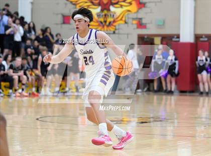 Thumbnail 2 in Millennium vs Notre Dame Prep (AIA Open State Semifinal) photogallery.