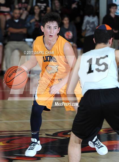 Thumbnail 2 in Shalhevet Black vs Northwest Yeshiva High School (Steve Glouberman Tournament) photogallery.