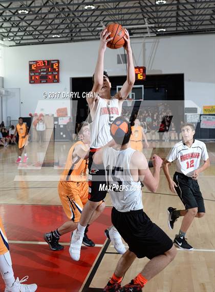 Thumbnail 2 in Shalhevet Black vs Northwest Yeshiva High School (Steve Glouberman Tournament) photogallery.
