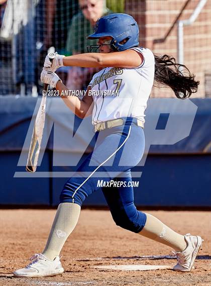 Thumbnail 2 in Ponderosa vs. Central Catholic (CIF SJS D3 Final - Game Photos) photogallery.