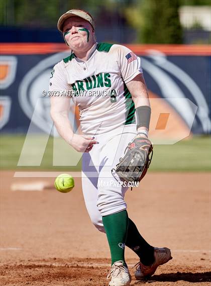 Thumbnail 2 in Ponderosa vs. Central Catholic (CIF SJS D3 Final - Game Photos) photogallery.