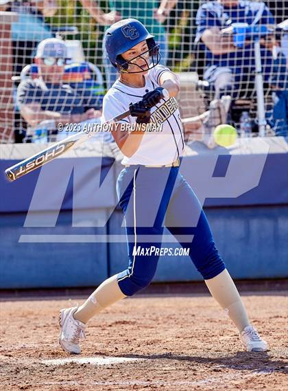 Thumbnail 2 in Ponderosa vs. Central Catholic (CIF SJS D3 Final - Game Photos) photogallery.