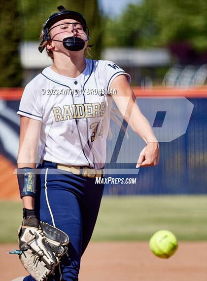 Thumbnail 2 in Ponderosa vs. Central Catholic (CIF SJS D3 Final - Game Photos) photogallery.