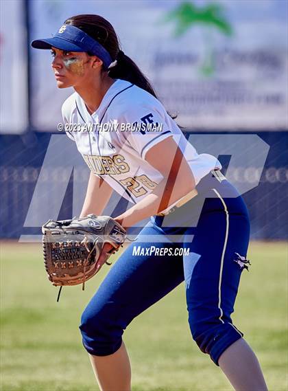 Thumbnail 2 in Ponderosa vs. Central Catholic (CIF SJS D3 Final - Game Photos) photogallery.