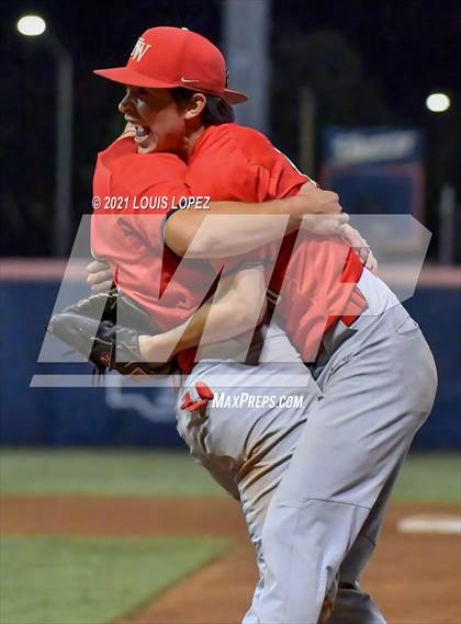 Thumbnail 2 in JSerra Catholic vs. Harvard-Westlake (CIF SS DIV 1 Championship) photogallery.