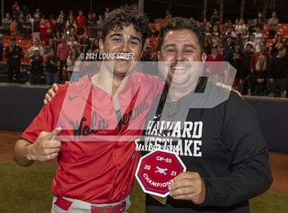 Thumbnail 2 in JSerra Catholic vs. Harvard-Westlake (CIF SS DIV 1 Championship) photogallery.