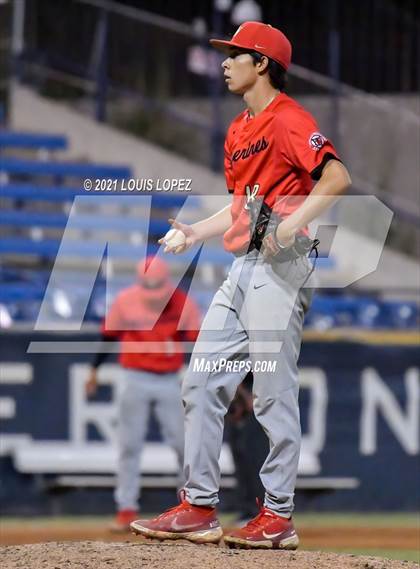 Thumbnail 2 in JSerra Catholic vs. Harvard-Westlake (CIF SS DIV 1 Championship) photogallery.