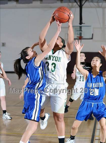 Thumbnail 2 in Canyon vs San Marino (La Canada Tournament) photogallery.