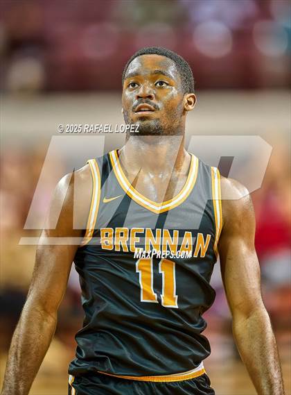 Thumbnail 2 in Brennan vs. Bellaire (UIL 6A D1 Basketball Semifinal) photogallery.