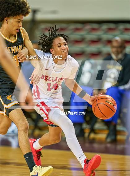 Thumbnail 3 in Brennan vs. Bellaire (UIL 6A D1 Basketball Semifinal) photogallery.