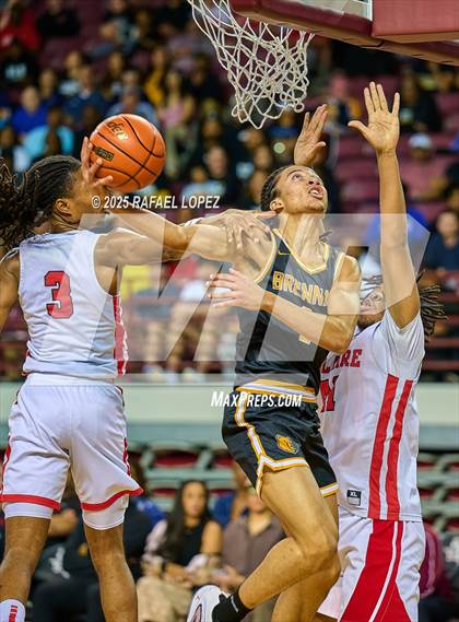 Thumbnail 2 in Brennan vs. Bellaire (UIL 6A D1 Basketball Semifinal) photogallery.