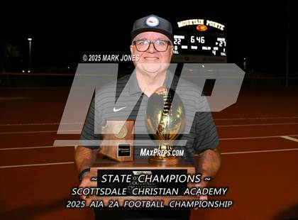 Thumbnail 2 in St. Johns vs. Scottsdale Christian Academy (AIA 2A Final Awards) photogallery.