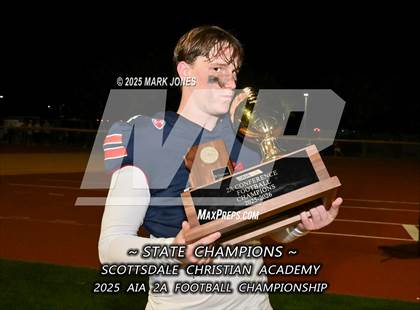 Thumbnail 2 in St. Johns vs. Scottsdale Christian Academy (AIA 2A Final Awards) photogallery.