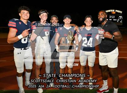 Thumbnail 3 in St. Johns vs. Scottsdale Christian Academy (AIA 2A Final Awards) photogallery.