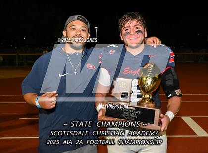 Thumbnail 1 in St. Johns vs. Scottsdale Christian Academy (AIA 2A Final Awards) photogallery.