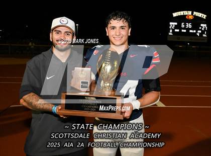 Thumbnail 3 in St. Johns vs. Scottsdale Christian Academy (AIA 2A Final Awards) photogallery.