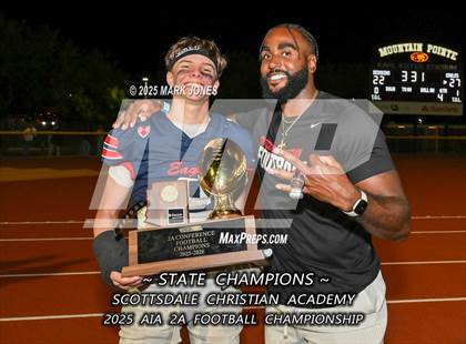 Thumbnail 2 in St. Johns vs. Scottsdale Christian Academy (AIA 2A Final Awards) photogallery.