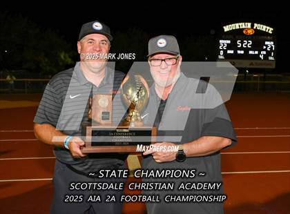 Thumbnail 1 in St. Johns vs. Scottsdale Christian Academy (AIA 2A Final Awards) photogallery.