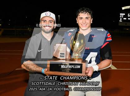 Thumbnail 1 in St. Johns vs. Scottsdale Christian Academy (AIA 2A Final Awards) photogallery.