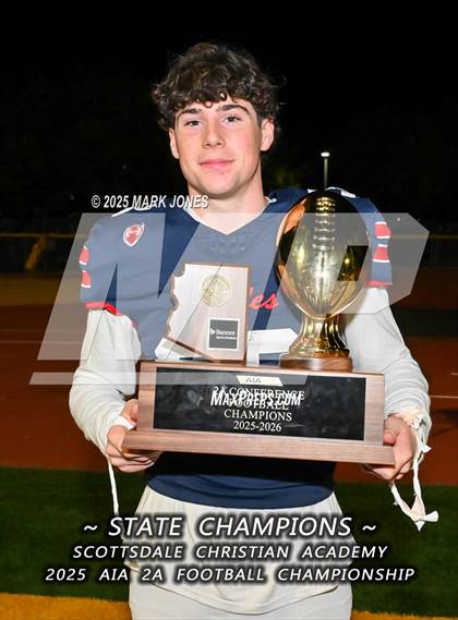 Thumbnail 3 in St. Johns vs. Scottsdale Christian Academy (AIA 2A Final Awards) photogallery.