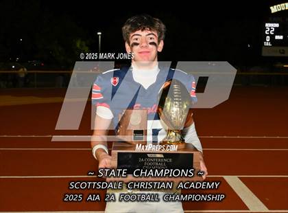 Thumbnail 2 in St. Johns vs. Scottsdale Christian Academy (AIA 2A Final Awards) photogallery.