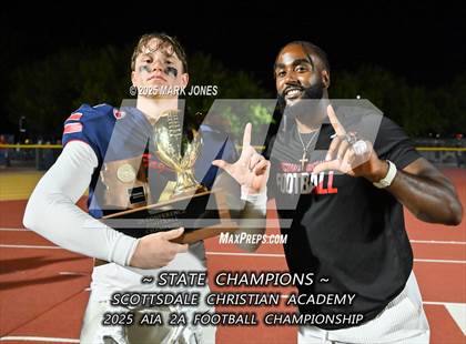 Thumbnail 1 in St. Johns vs. Scottsdale Christian Academy (AIA 2A Final Awards) photogallery.