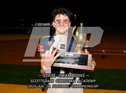 Thumbnail 2 in St. Johns vs. Scottsdale Christian Academy (AIA 2A Final Awards) photogallery.