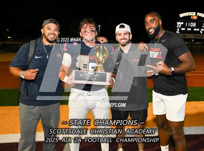 Thumbnail 3 in St. Johns vs. Scottsdale Christian Academy (AIA 2A Final Awards) photogallery.