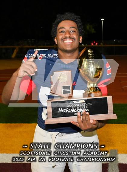 Thumbnail 3 in St. Johns vs. Scottsdale Christian Academy (AIA 2A Final Awards) photogallery.