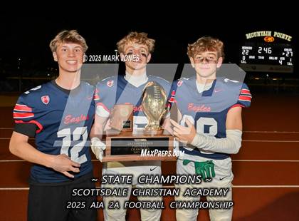 Thumbnail 1 in St. Johns vs. Scottsdale Christian Academy (AIA 2A Final Awards) photogallery.