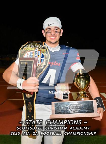 Thumbnail 3 in St. Johns vs. Scottsdale Christian Academy (AIA 2A Final Awards) photogallery.