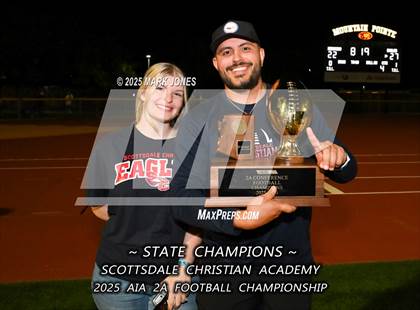 Thumbnail 3 in St. Johns vs. Scottsdale Christian Academy (AIA 2A Final Awards) photogallery.