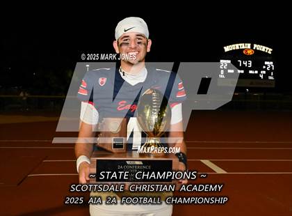 Thumbnail 3 in St. Johns vs. Scottsdale Christian Academy (AIA 2A Final Awards) photogallery.