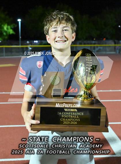 Thumbnail 1 in St. Johns vs. Scottsdale Christian Academy (AIA 2A Final Awards) photogallery.